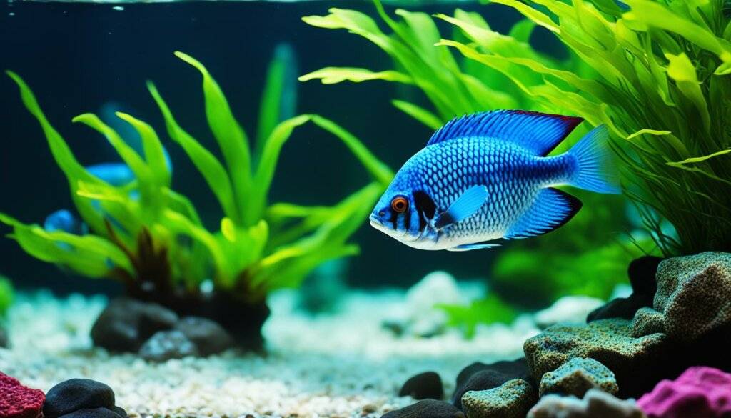 Blue Acara Health and Disease