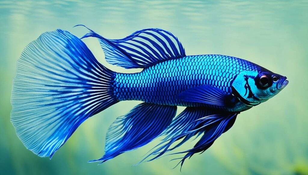 Blue Betta Fish