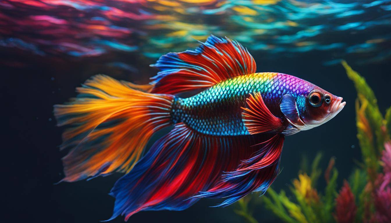 rainbow betta fish