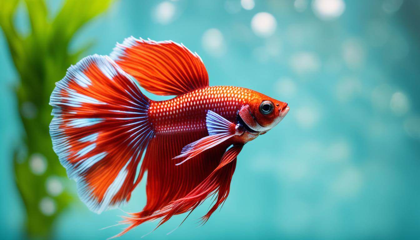 red female betta fish