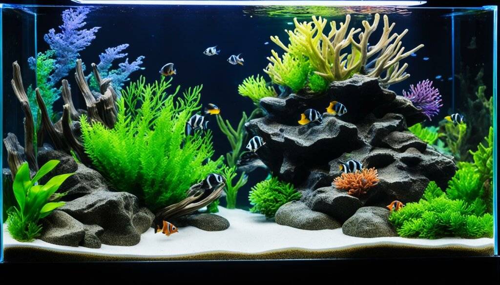 aquarium setup for black angel fish