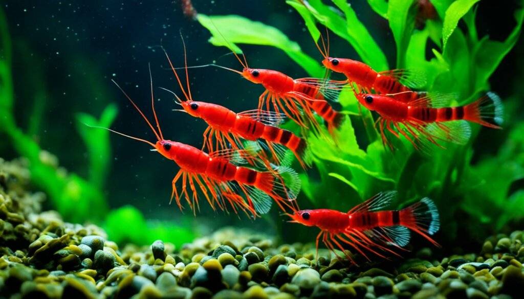 breeding red cherry shrimp