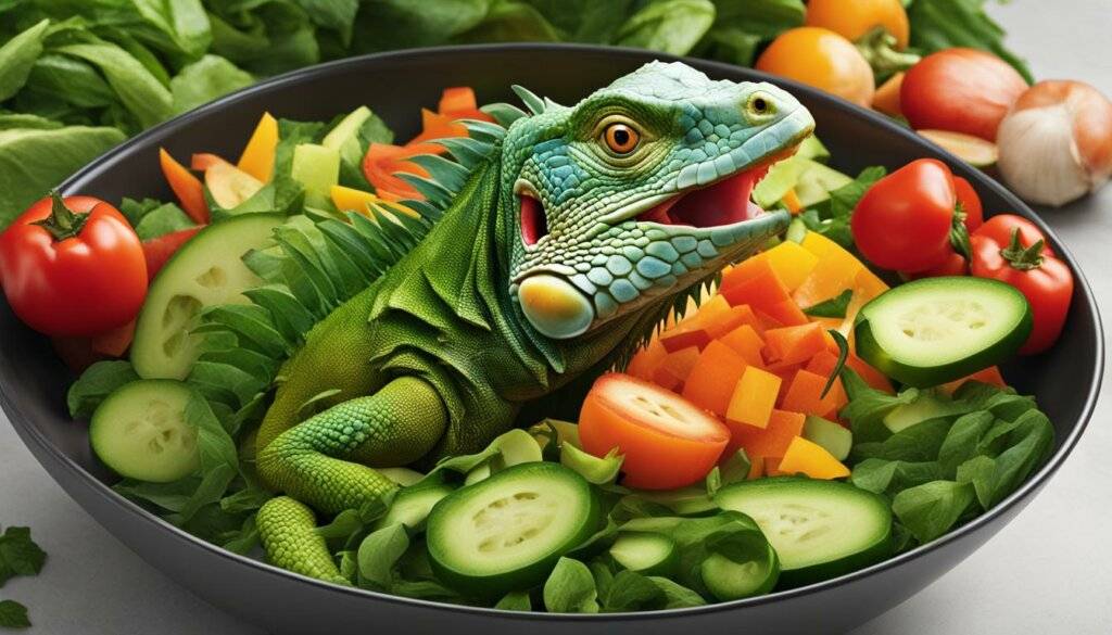 commercial iguana food