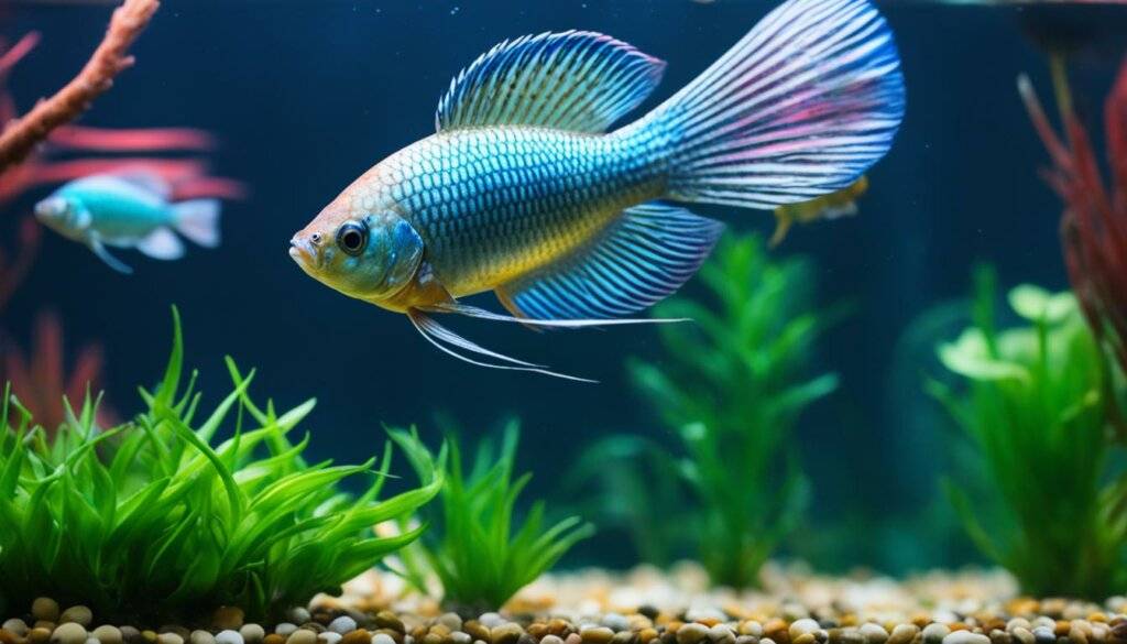 samurai gourami feeding image